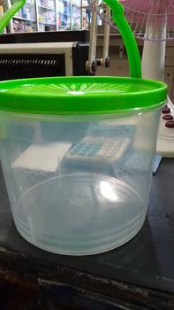 Product Review of PACIFIC Sealware Bulat Toples Plastik 3.5 Liter Alexa Food Container Wadah Makanan PAC-SEALWARE Varian Warna gagang hijau from S**a 0