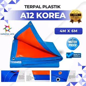 Terpal A12 Korea Ukuran 4 x 6 Super Tebal Terpal Tenda | Terpal Truck | penutup barang Camping Outdoor