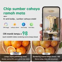 Gambar GOGEOUS Lampu Gantung Kristal Modern 72W LED 3Warna Dapat Disesuaikan Lampu Gantung Ruang Tamu Hias mewah - Emas B2-9+Remote dari GOGEOUS Lampu Kab. Tangerang 3 Tokopedia
