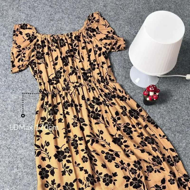 Daster kerut rayon adem LD 120 2
