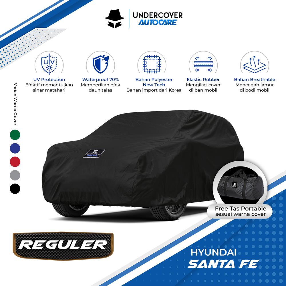 Cover Mobil Hyundai Santa Fe Reguler - Undercover Autocare - Abu-abu, Gen 1 (2001-2006)