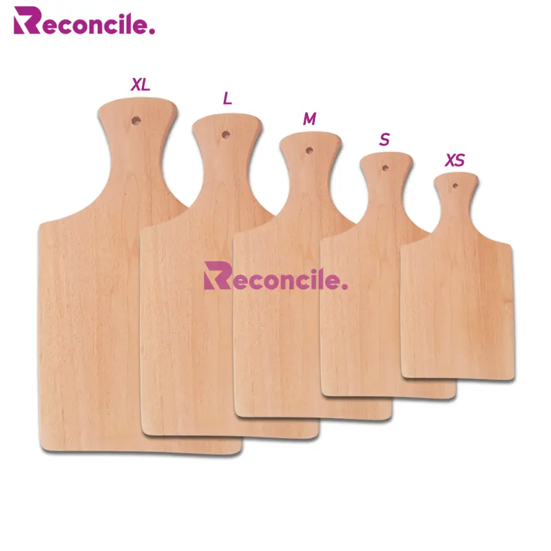 Reconcile AM03 Talenan Kayu Mahoni Gagang/Cutting Board/Alas memotong iris Bawang 0