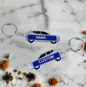 【Free Custom】Gantungan Kunci Motor  Gudang Rumah Anti-Hilang Ukiran  Pemberian Tulisan Pemesanan Plat Nomor Kendaraan Sarung Kunci Kendaran Remot Objek Hiasan Aksesoris