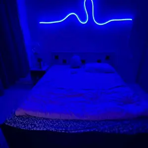 [20] Lampu strip Detak jantung LED Neon Flex 220V Ukuran 1 2 3 4 5meter Mudah Dibentuk Lampu Detak Jantung estetik