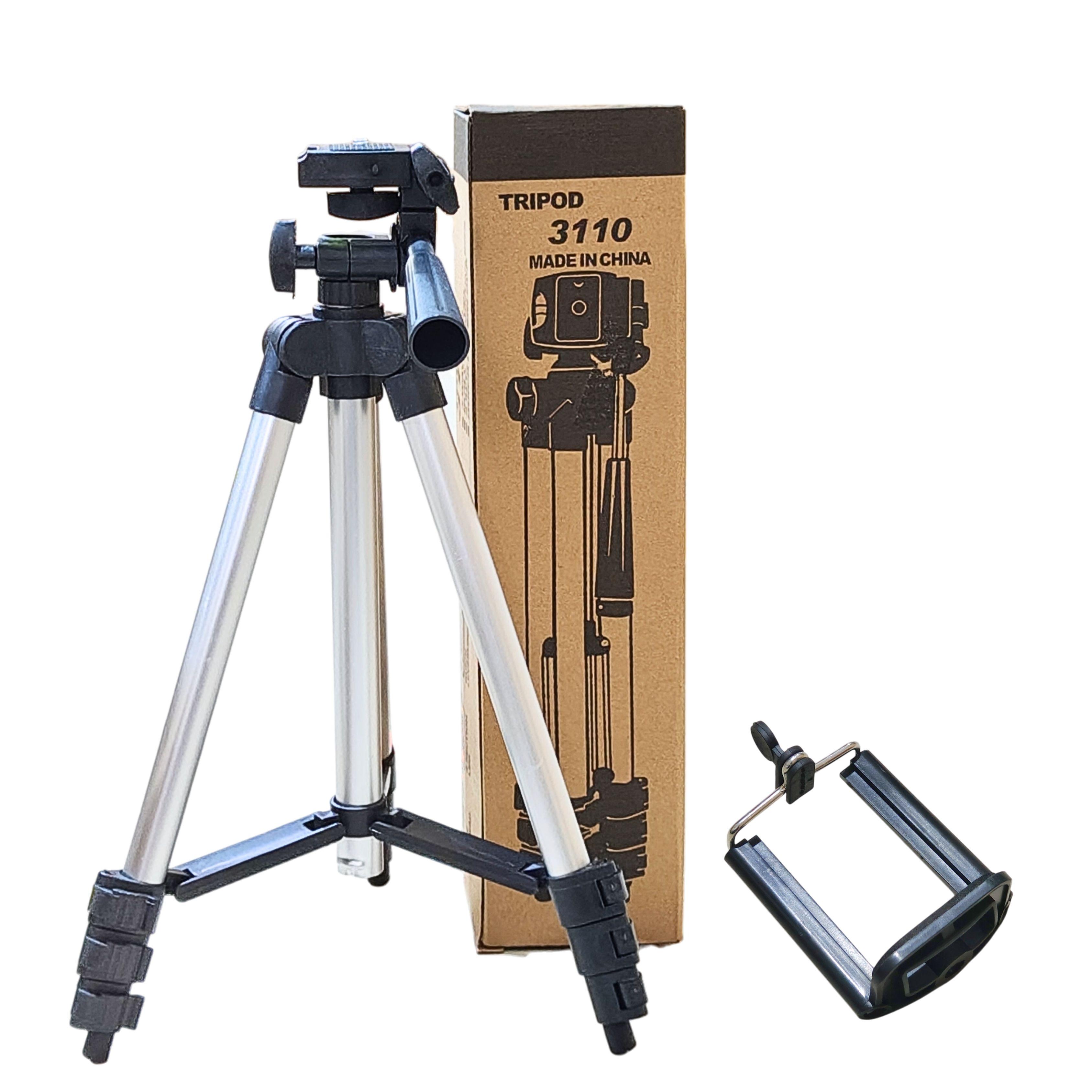 Tripod 3110 Camera U Holder Kaki Stabilizer Aluminium Handphone