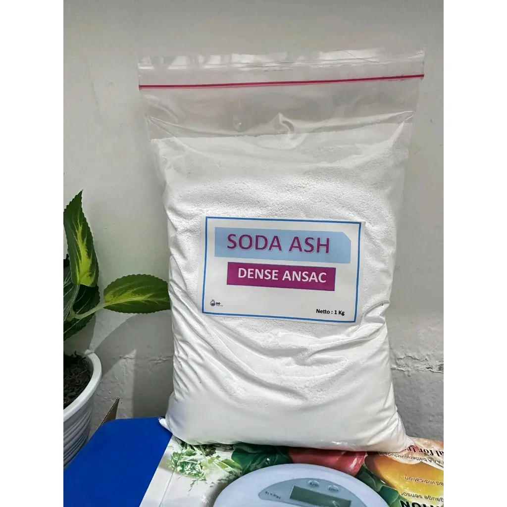 Soda Ash Ansac / Soda Abu Anti Bakteri - 1Kg pembersih mesincuci
