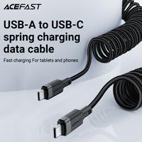 Gambar Kabel Data Charger PD Spiral Spring Coiled ACEFAST Acewire Pro C14-03 USB Type-C To Type-C Super Fast Charging Power Delivery dari HimTech Kota Administrasi Jakarta Utara 3 Tokopedia