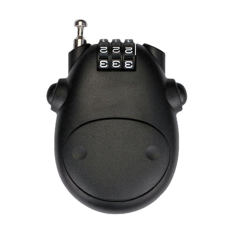 Product Introduction of Motorcycle Helmet Lock Electric Vehicle Helmet Anti-theft Combination Lock Suitcase Wire Lock N4N8 21
