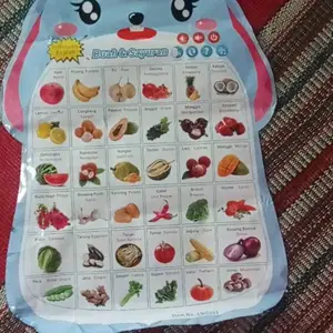 Mainan Edukasi Suara Interaktif Belajar Buah dan Sayur Untuk Perkembangan Anak