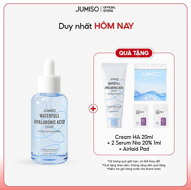  Jumiso Tinh Chất Dưỡng Ẩm Waterfull Hyaluronic Acid Serum 50ml Cung Cấp Độ Ẩm Tối Ưu Cho Mọi Loại Da Giúp Da Săn Chắc Và Khỏe Mạnh 