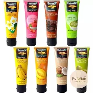 Herborist Body Butter 80 gr Tube Pelembab Kulit Tubuh Badan