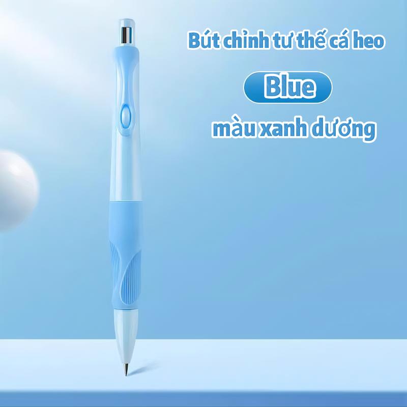 Blue Bút chì cơ kèm gọt bút chì cơ chỉnh sửa thiết kế công thách học tổng hợp định vị ba ngón tay dành cho ngón trỏ cái giữa