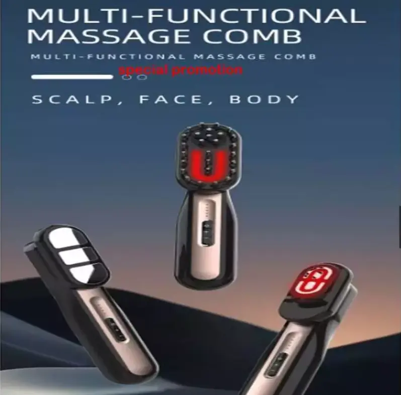 Multi-functional Massage Comb Head Spa for hair care for face slim waterproof scalp massage