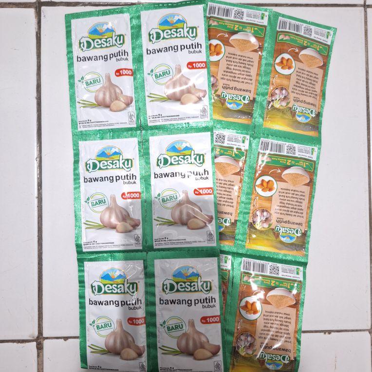 (1 Pack/24 Sachet) DESAKU BAWANG PUTIH BUBUK | Bumbu Dapur | Bawang Putih | Bawang Putih Bubuk | (1 Pack/24 Sachet) DESAKU BAWANG PUTIH BUBUK | Bumbu Dapur | Bawang Putih | Bawang Putih Bubuk |