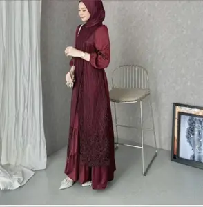 OLIVIA DRESS MIX TILE/dress kondangan/dresscantik/dresshitam/dressbusui/dressbumil/dressbridesm