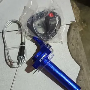 Gas Spontan Acerbis Full Cnc 1 Kabel Plus Saklar Kanan Model KTC Universal Untuk Semua Motor