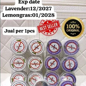 Rakprai Herbal Mosquito Repellent - Pengusir Nyamuk / Pengharum Ruangan Original Thailand 35gr