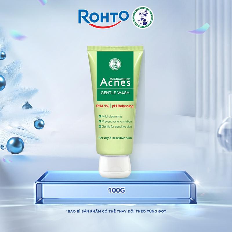 Gel rửa mặt giảm mụn Acnes Gentle Wash 100g