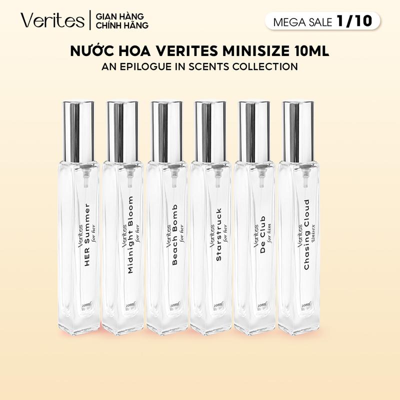 [DATE 4/2026] Bộ Sưu Tập 11 Hương Nước Hoa VERITES 10ml Cosmetic Perfume