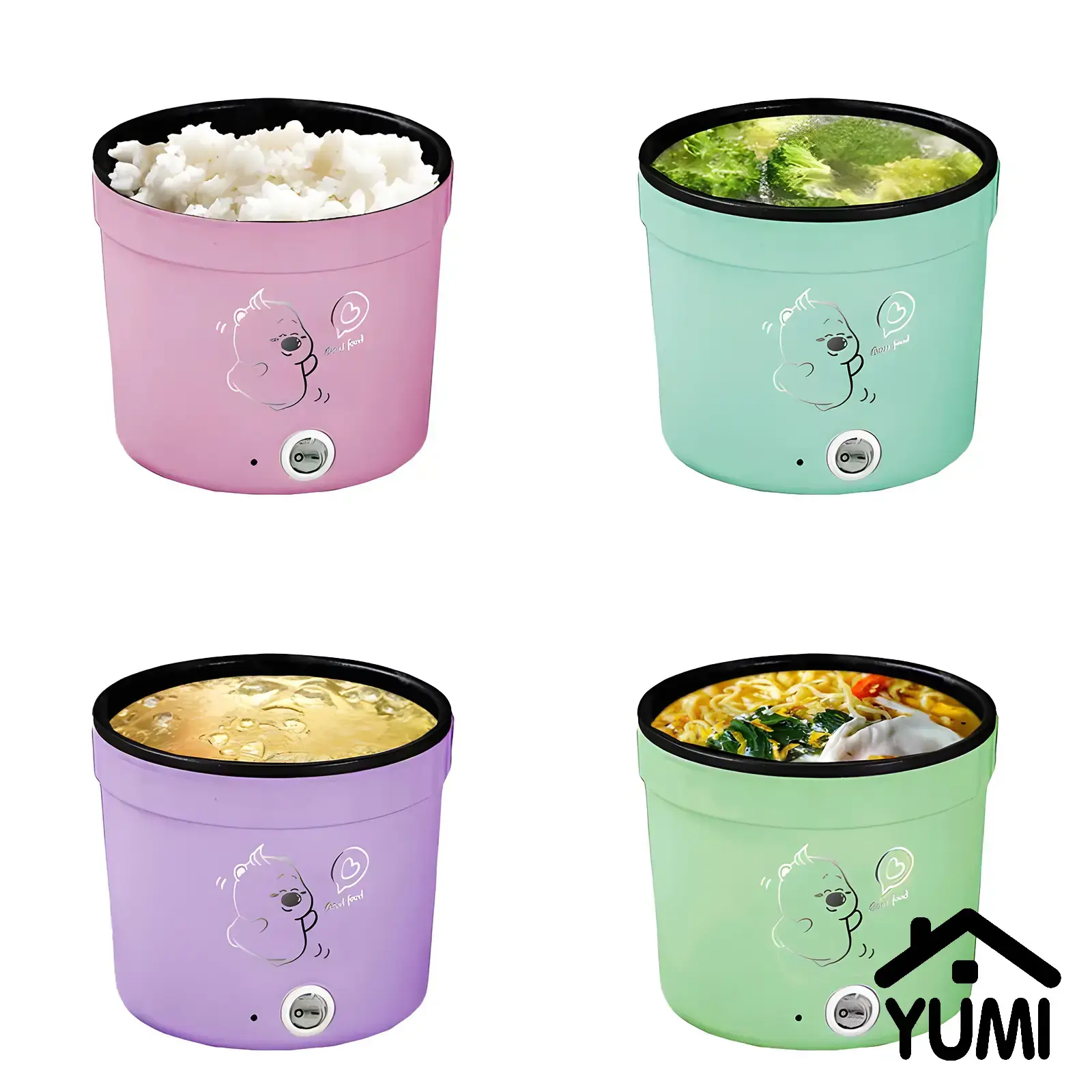 COD Mini Rice Cooker/Magicom/Penanak Nasi 1 Liter MULTIFUNGSI Cooker