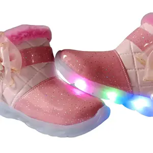 BIG SALE RAMADHAN Sepatu Boot Anak Perempuan Terbaru Lampu LED 05 - Fashion Anak