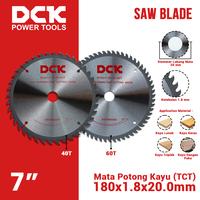 Gambar DCK Saw Blade (TCT) 7 Inci / Mata Potong Kayu 180 mm dari DCK Power Tools Indonesia Kota Administrasi Jakarta Barat 1 Tokopedia
