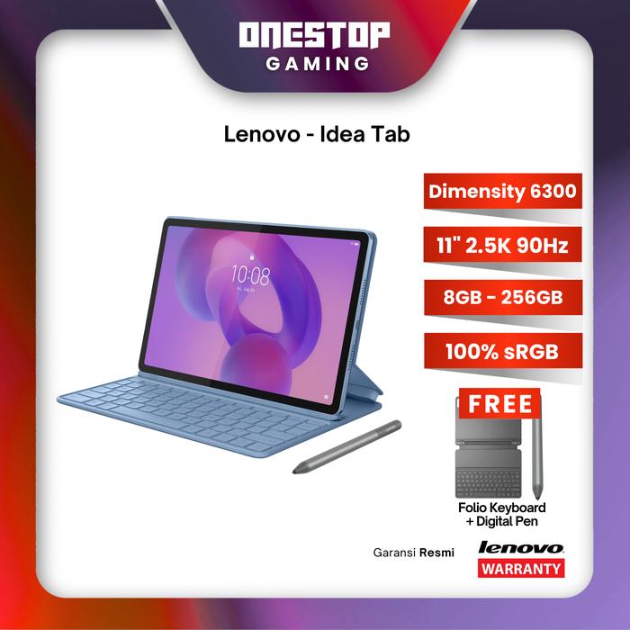 Gambar [ PROMO ] Lenovo Idea Tab 11 8/256GB 8/128GB Dimensity 6300 11 inch 2.5K IPS 90Hz Dolby Atmos Luna Grey Polar Blue - 8/128GB, Blue dari Onestop Gaming Kota Administrasi Jakarta Pusat Tokopedia
