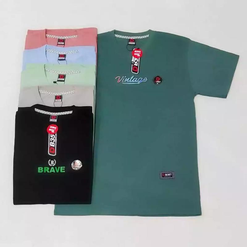 Paket Hemat 4 Pcs 100 Ribu Atasan Pria  Kaos Distro Pria Dan Wanita  Kaos Dalaman Kaos Terbaru Baju Oblong Unisex 3