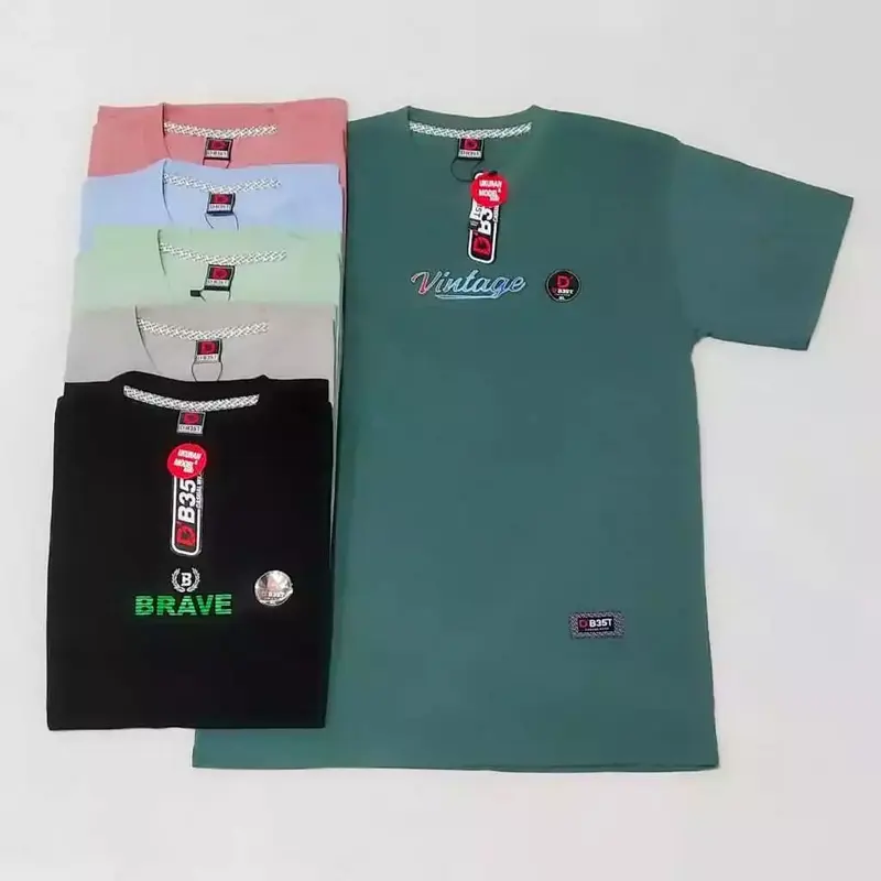 Paket Hemat 4 Pcs 100 Ribu Atasan Pria  Kaos Distro Pria Dan Wanita  Kaos Dalaman Kaos Terbaru Baju Oblong Unisex 3