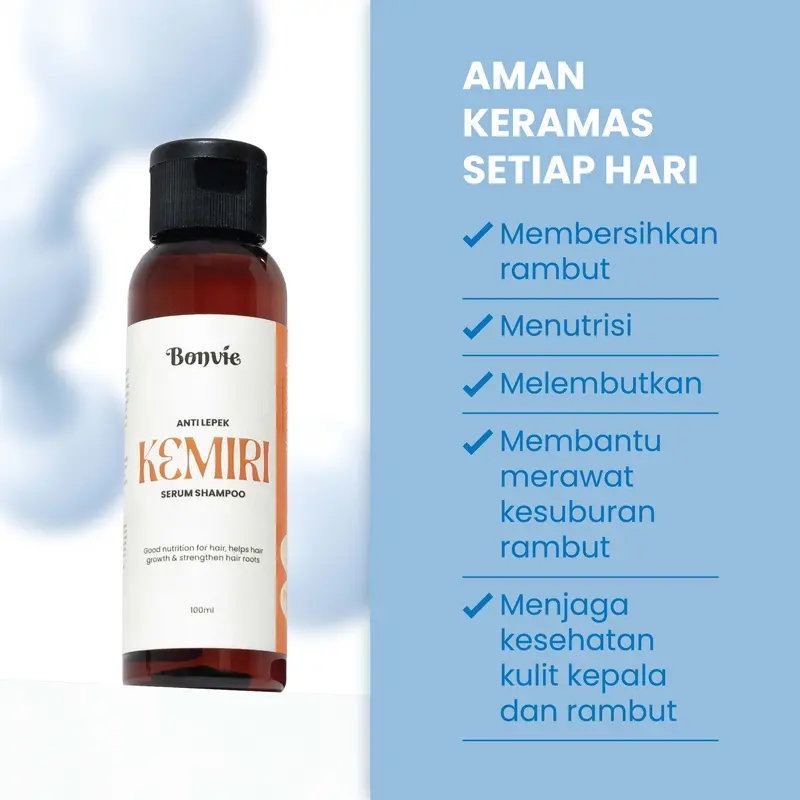 Bonvie KIT Shampoo100ml+Gin Tonic 60ml (Hairfall & Growth) Package 2