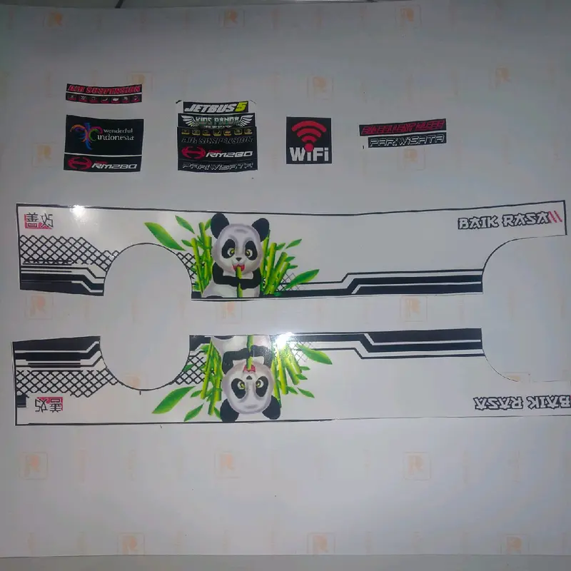 Livery Kids Panda Baik Rasa V2 depan belakang 1