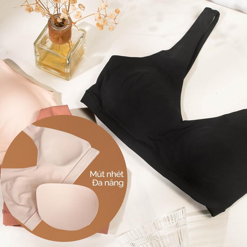 (KOL) Áo lót nữ Corèle CA-W27 dáng Bralette vải thun lạnh, mút mỏng nhẹ, không gọng, kiểu Sporty chuẩn an toàn OEKO-TEX 6