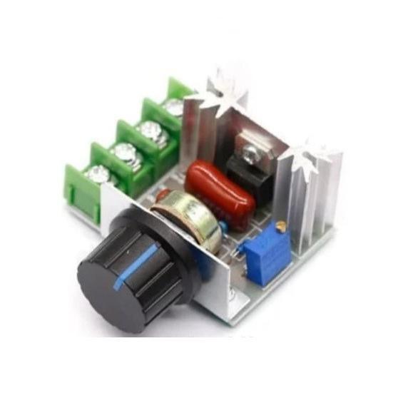 Dimer Dimmer Ac 220V 2000W Pengatur Kecepatan Putaran Gerinda Bor dll 2