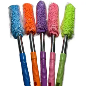 Kemoceng Panjang Tarik Cendol / Kemuceng Microfiber Pembersih Debu Bisa Panjang Dan Pendek Biru Hijau Pink Orange Biru