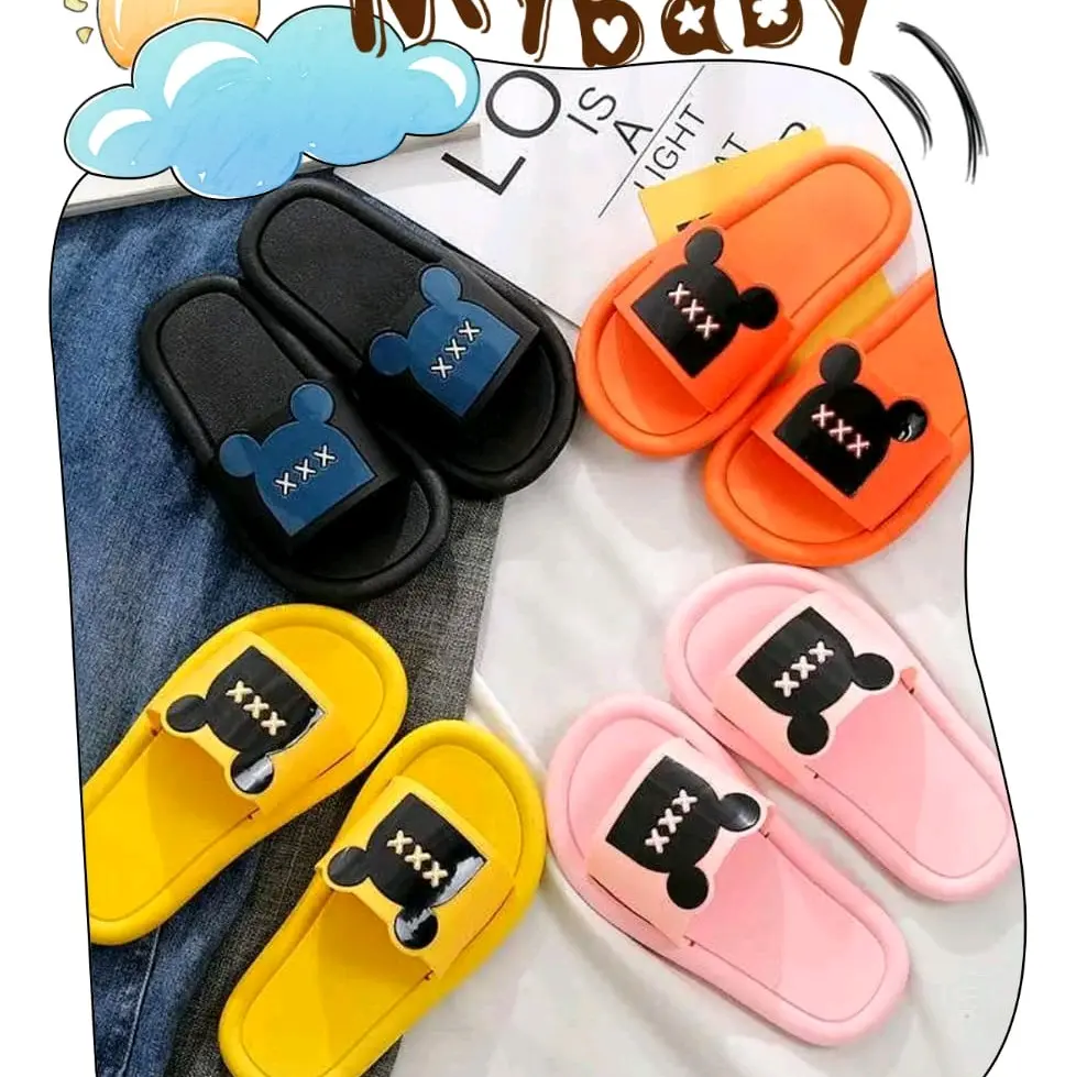 sendal slop anak motif mickey xxx anti slip termurah Sandal
