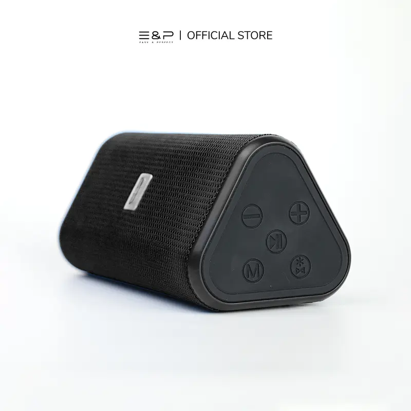 Easy & Perfect E2 | Bluetooth Speaker Portable with Passive Radiators | Splashproof Speaker with RGB Ring Lights | 10 Watt Speaker Power with 6 Hours Play Time 6