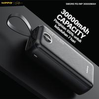 Gambar Hippo PowerBank Smore PD 22,5W 30000mAh - 30000mAh Quick Fast Charging Power Bank Type C Power Delivery QC 5 Port Output USB A USB C Led Charger Digital Indicator & Multi Protection - 10000mAh dari Hippo Indonesia Kota Administrasi Jakarta Pusat 3 Tokopedia