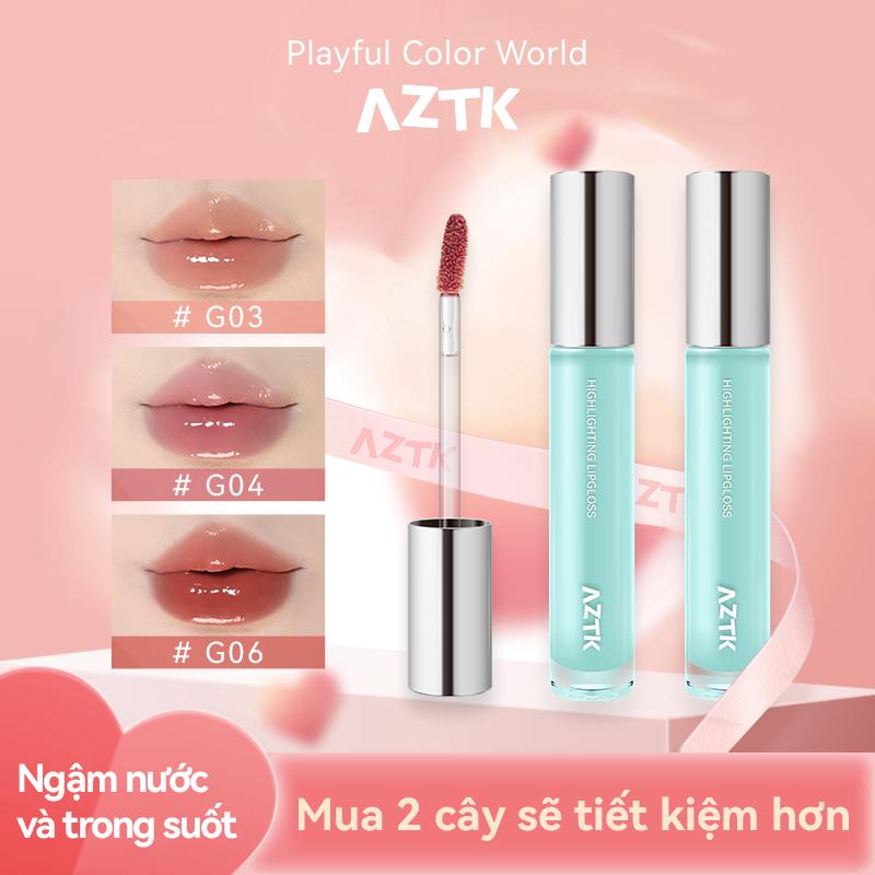 Son bóng sang trọng AZTK, dưỡng ẩm lâu dài, trong mờ, dễ dàng tạo đôi môi quyến rũ, dưỡng ẩm không dính, làm sáng nụ cười tự tin của bạn!