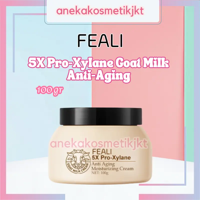 FEALI 5X Pro-Xylane Goat Milk Anti-Aging and Moisturizing Cream | BPOM | ORIGINAL | FEALI Moisturizer Wajah Mencerahkan 0