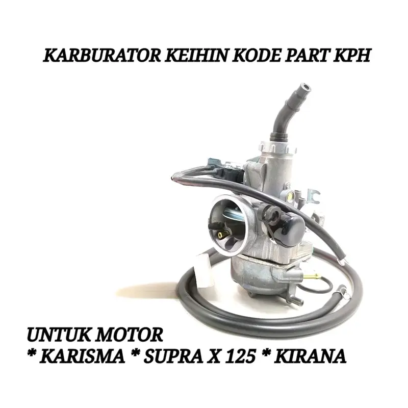 Karbu supra x 125 kph kharisma kirana keihin import presisi mudah di stel 2