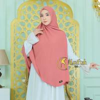 Gambar almiftah-pashmina oval curve jumbo crinkle airflow 180x100 Jilbab Muslim Panjang - hitam, L dari almiftahhijab Kab. Bandung 4 Tokopedia