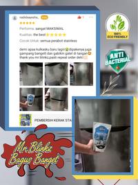 Gambar Mr Blinkz Serbuk Pembersih Kerak Stainless Kran Kitchen Sink Bak Cuci Piring Mr.Blinkz Stainless Steel Powder Cleaner MrBlinkz Serbuk Ajaib Pembersih Karat Pembersih Wajan Gosong Pagar Stainless 350gr dari Mr Blinkz Indonesia Kab. Malang 4 Tokopedia