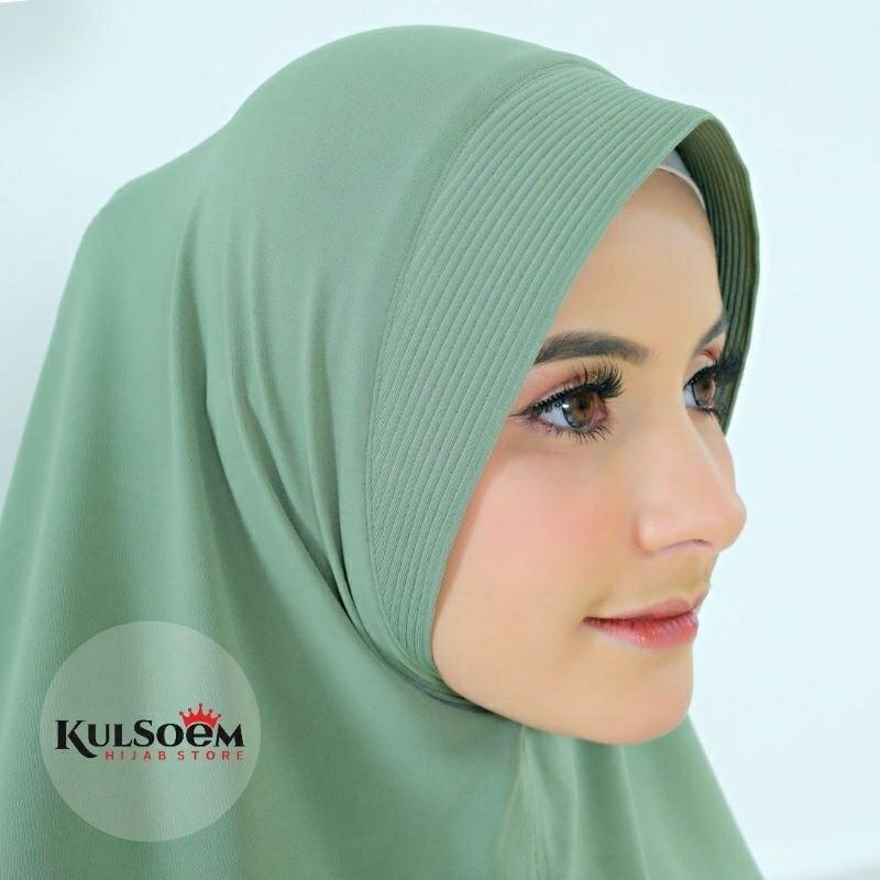 Product Introduction of HIJAB INSTAN PET ALYA-KERUDUNG BERGO-JERSEY SUPER PREMIUM-KULSOEM Muslim Wanita Simple 26