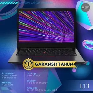 Laptop L13 & L13 Yoga, Intel Core i3/i5 Gen 10, RAM 4GB/8GB/16GB, SSD 256GB-1TB, 13.3" Touch with S Pen/Non Touch ips-level panel usb4