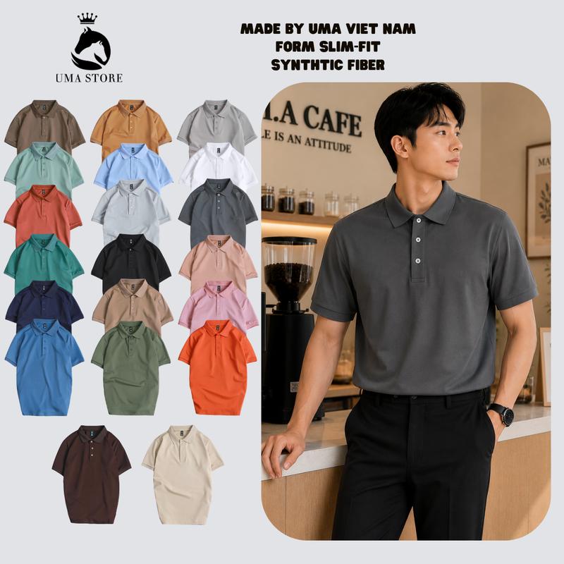 Bộ 3 áo thun polo nam Everest phối cầu vai phối cổ vải cá sấu co giản 4 chiều…