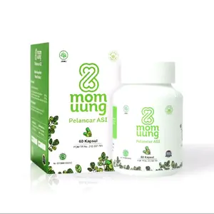 Mom Uung Pelancar ASI 60 Kapsul POM TR 213 337 751 Suplemen Herbal untuk Menyusui