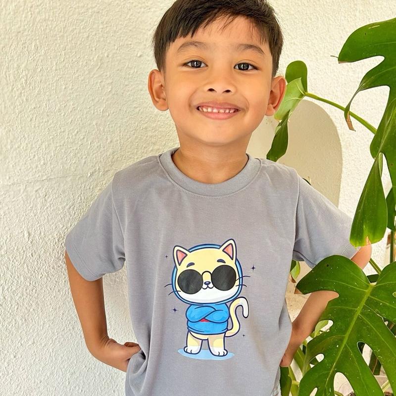 3pc Kaos Anak Karakter Unisex dengan Gaya Fashion 4