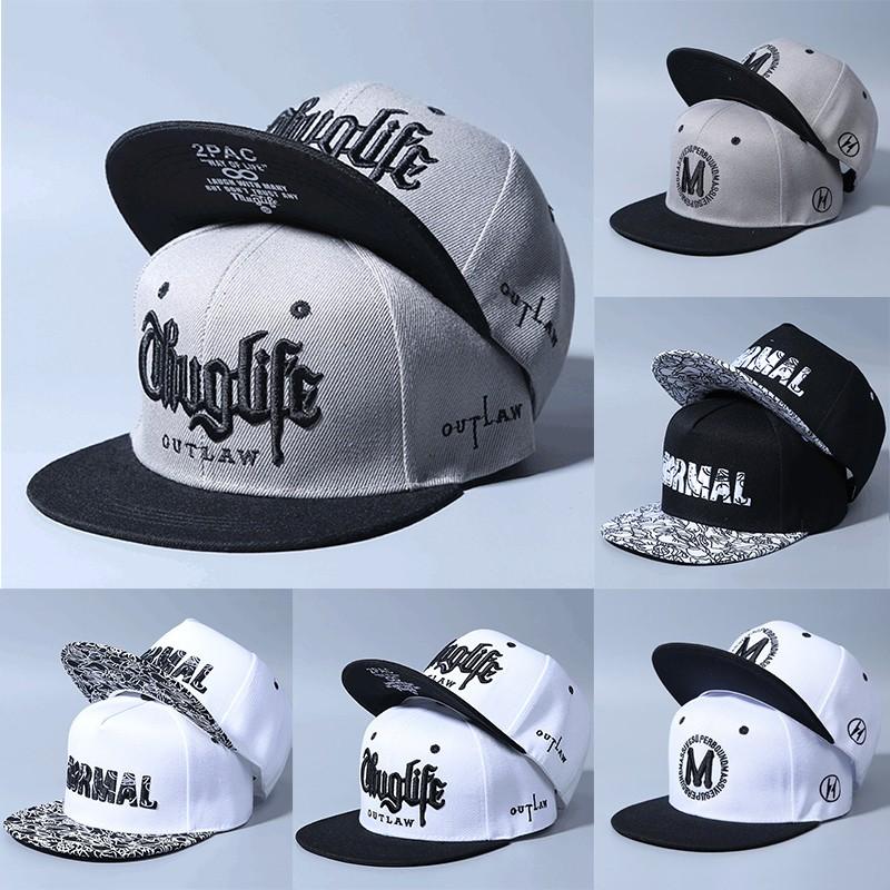 Mũ Lưỡi Trai Dành Cho Nam Và Nữ BROOKLYN Chữ Cái Màu Trơn Miếng Dán Mũ Bóng Chày Phong Cách Hip Hop Hàng Mới Về