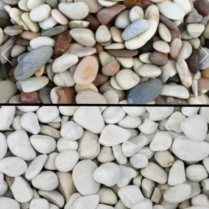 BATU TANAMAN HIAS MURAH 500 GRAM BATU PUTIH BATU PANCAWARNA