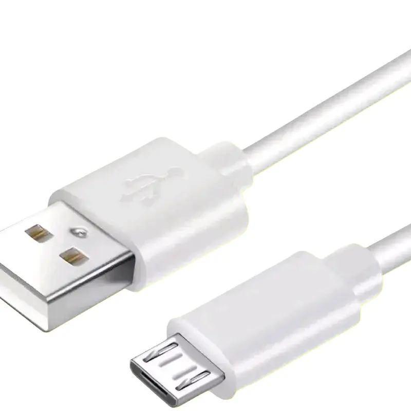 Kabel Data Premium Micro USB Vooc 2A Putih Hitam Pengisian Cepat - Cable Panjang 100 Cm 4